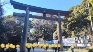 空いてる1月中旬に♪『明治神宮』の初詣でパワーもスイーツも頂いてきました✨